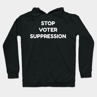 Stop Voter Suppression Georgia Election Law Hoodie